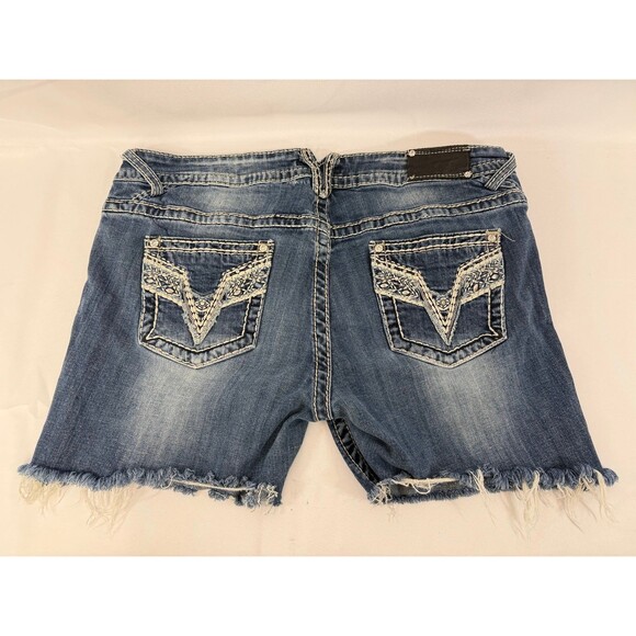 VIGOSS CUT OFF Jeans made into Shorts - Size 15/16 Waist 4.5” Inseam - Picture 1 of 6